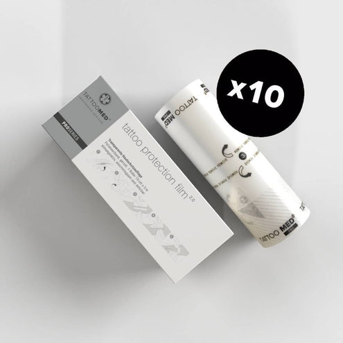 TattooMed® Tattoo Protection Film 2.0 (15cm x 5 m) 10er Karton-B2B - Pro Series-TattooMed