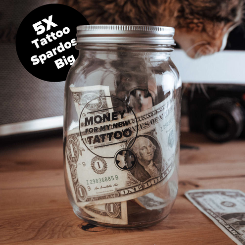 TattooMed Tattoo Spardose Big + Gutschein