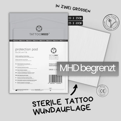 TattooMed® Absorbent Pad 10 x 15cm (MHD begrenzt)