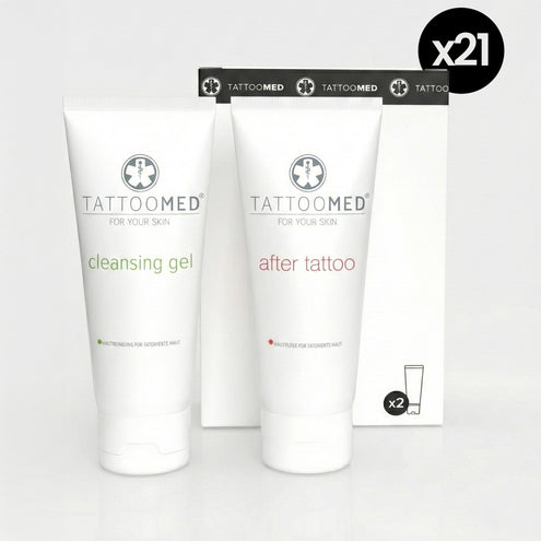 TattooMed Complete Care Bundle 1x TattooMed After Tattoo 100ml, 1x TattooMed Cleansing Gel 100ml