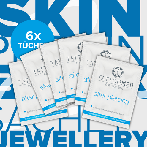 TattooMed After Piercing Hygienetuch 6 Stk.