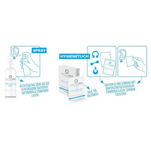 TattooMed After Piercing Hygienetuch 6 Stk.