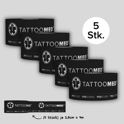 TattooMed Studio Pro Tape Black x 5Stk