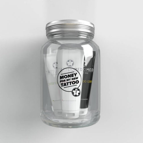 TattooMed Tattoo Spardose Big + Gutschein + All in Bundle CARE - Einzeln-B2B -Bundles-TattooMed