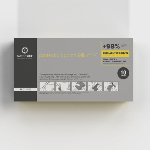 TattooMed® Protection UV Patch MILKY - 20 x 10cm (10 Stk.)
