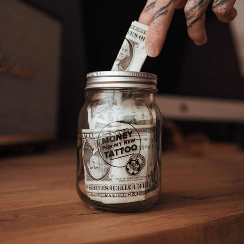 TattooMed Tattoo Spardose Small + Gutschein + After Tattoo 25ml